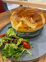 Salmon Pie with Mashed Potato and Spinach